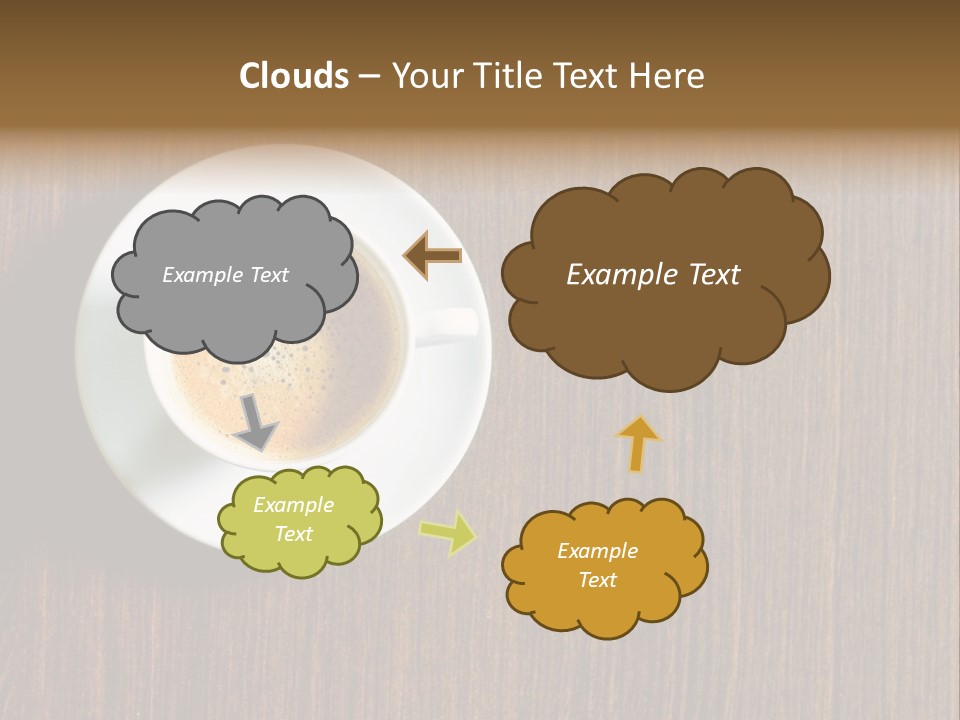 Capuccino Above Foam PowerPoint Template
