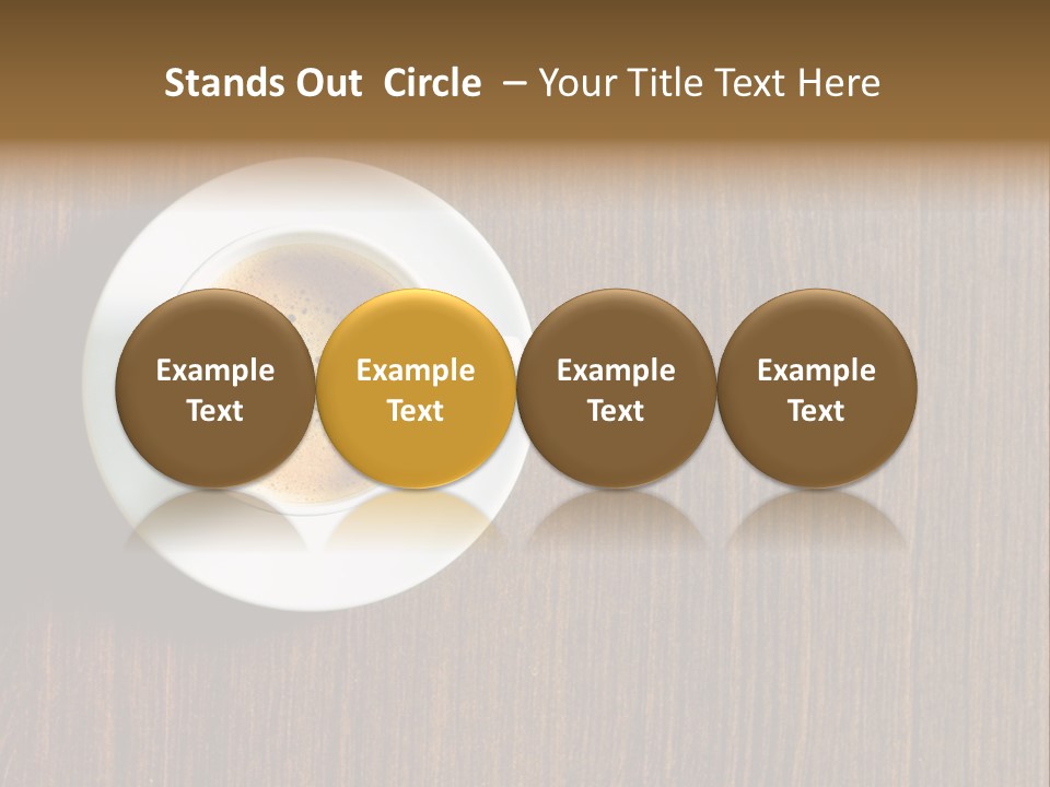 Capuccino Above Foam PowerPoint Template