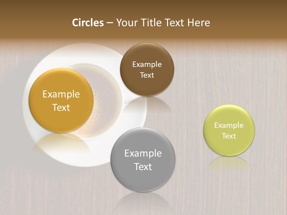 Capuccino Above Foam PowerPoint Template