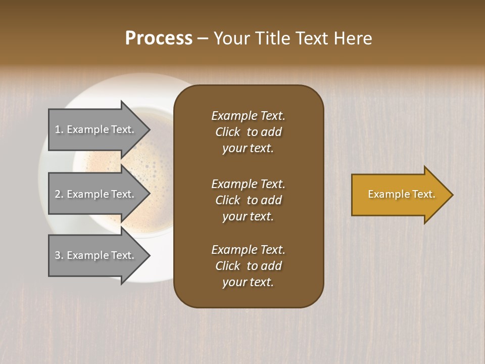 Capuccino Above Foam PowerPoint Template