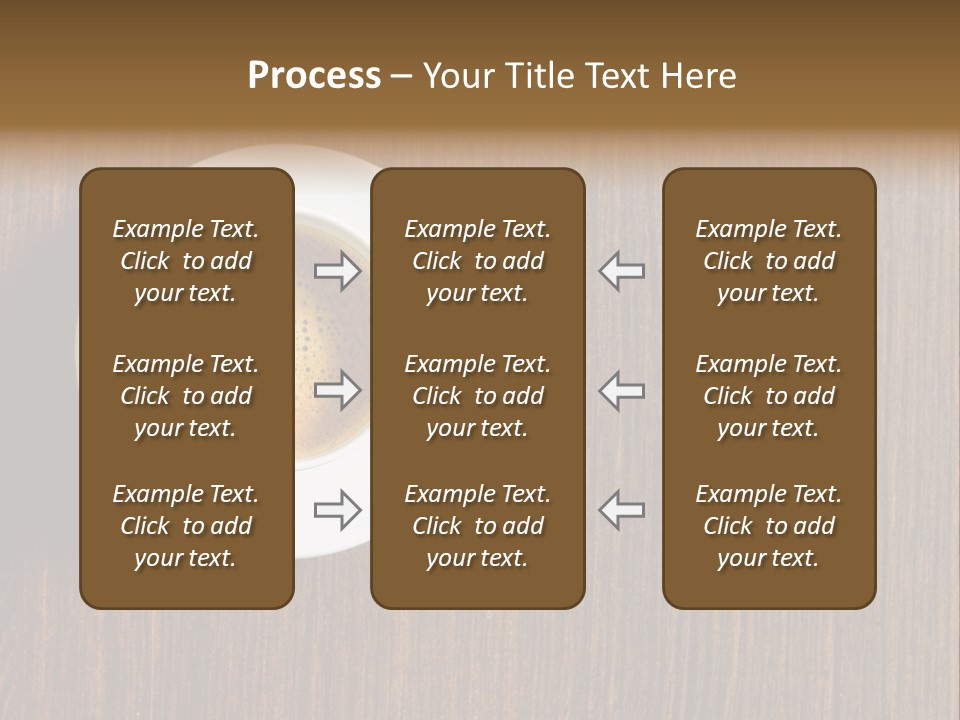 Capuccino Above Foam PowerPoint Template