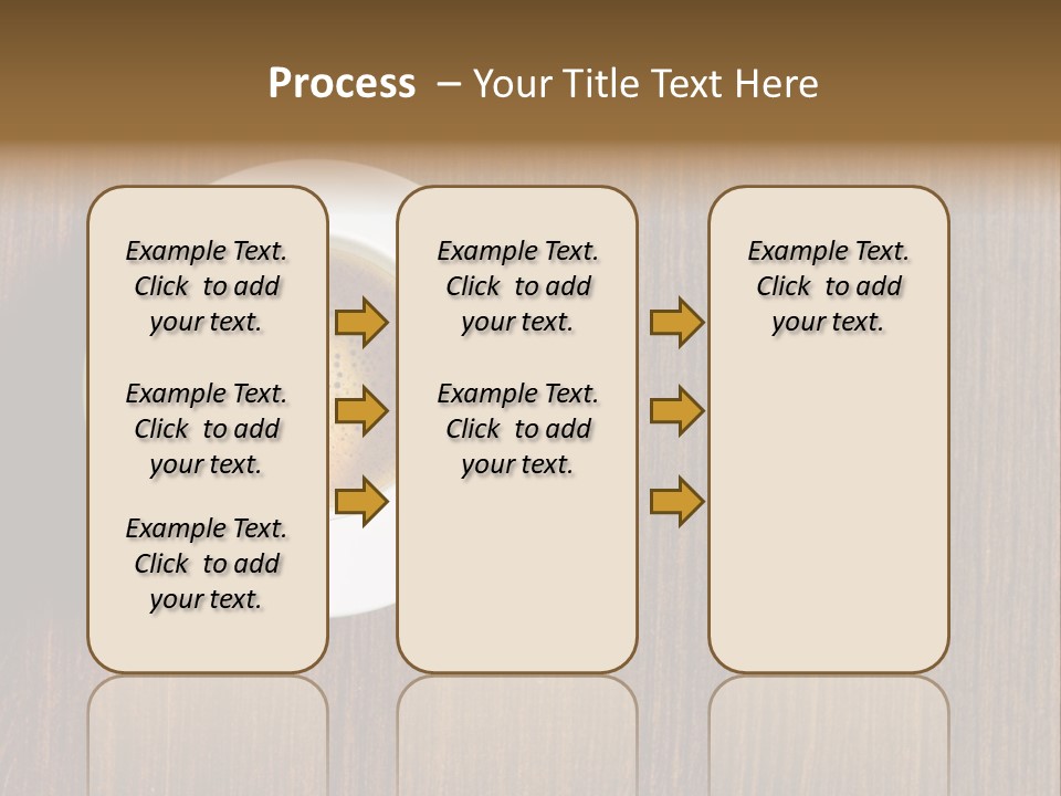 Capuccino Above Foam PowerPoint Template