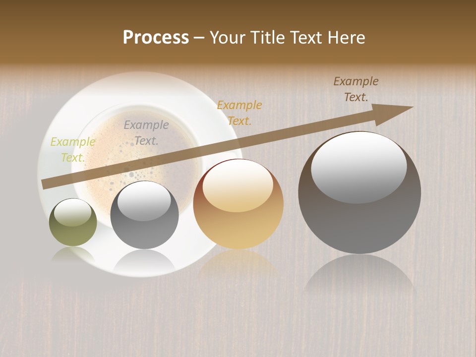 Capuccino Above Foam PowerPoint Template