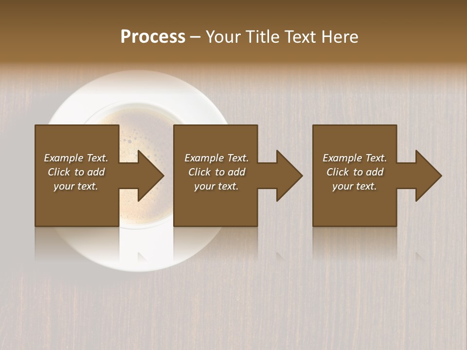 Capuccino Above Foam PowerPoint Template