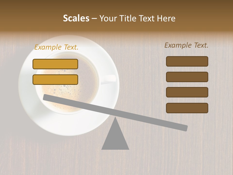 Capuccino Above Foam PowerPoint Template