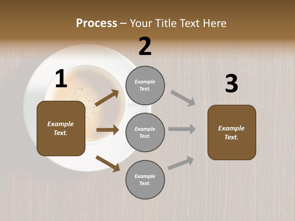 Capuccino Above Foam PowerPoint Template