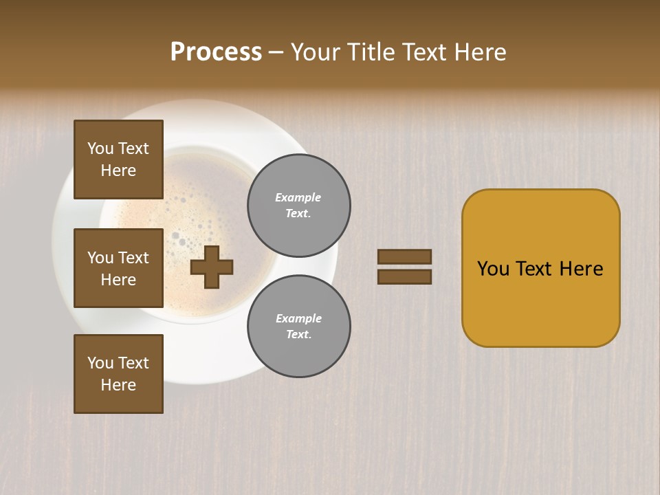 Capuccino Above Foam PowerPoint Template