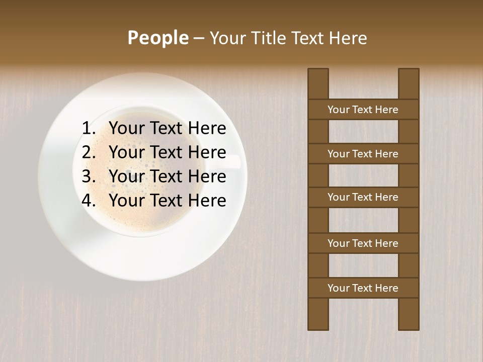Capuccino Above Foam PowerPoint Template