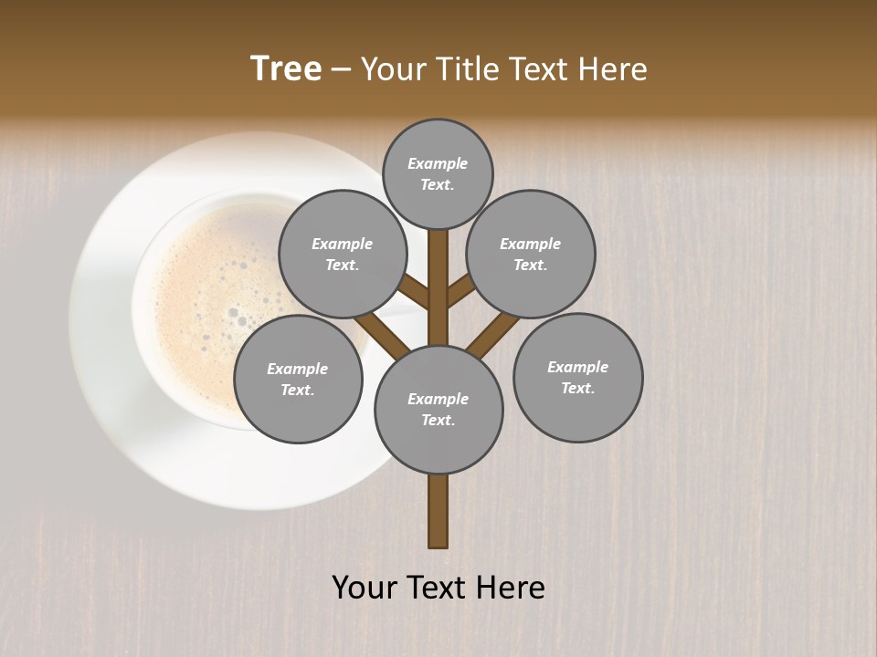 Capuccino Above Foam PowerPoint Template