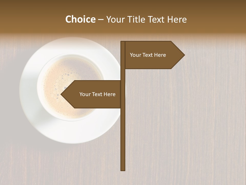 Capuccino Above Foam PowerPoint Template