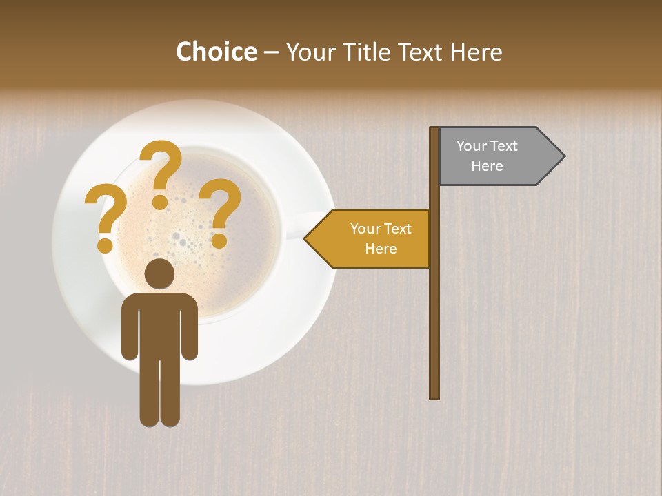 Capuccino Above Foam PowerPoint Template