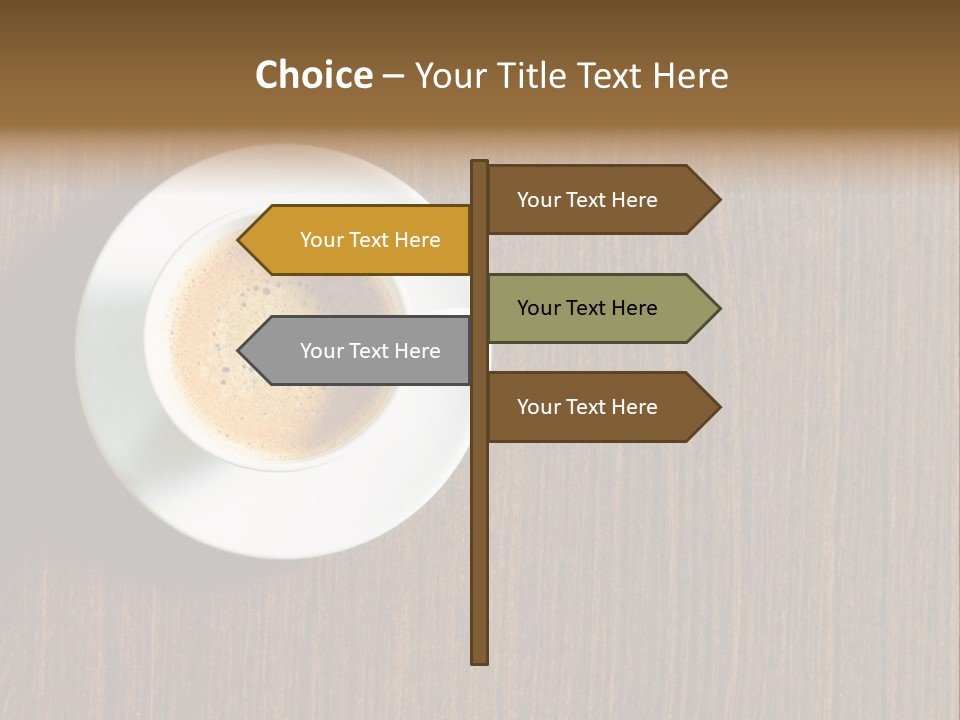 Capuccino Above Foam PowerPoint Template