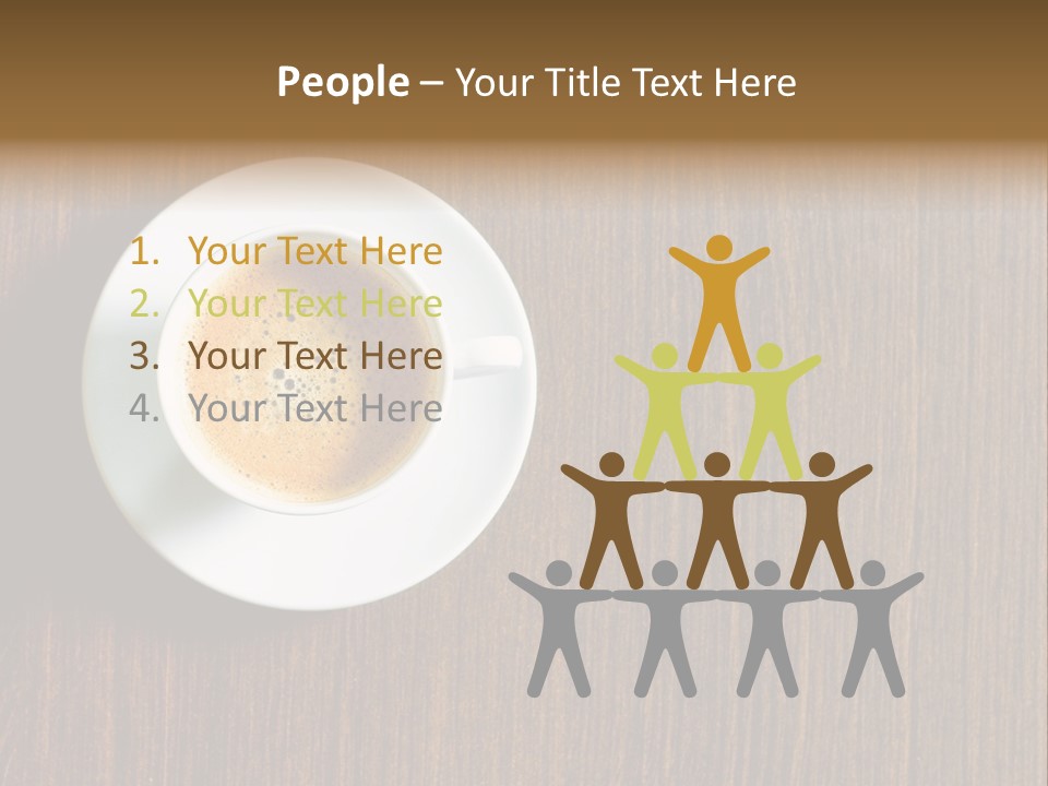 Capuccino Above Foam PowerPoint Template