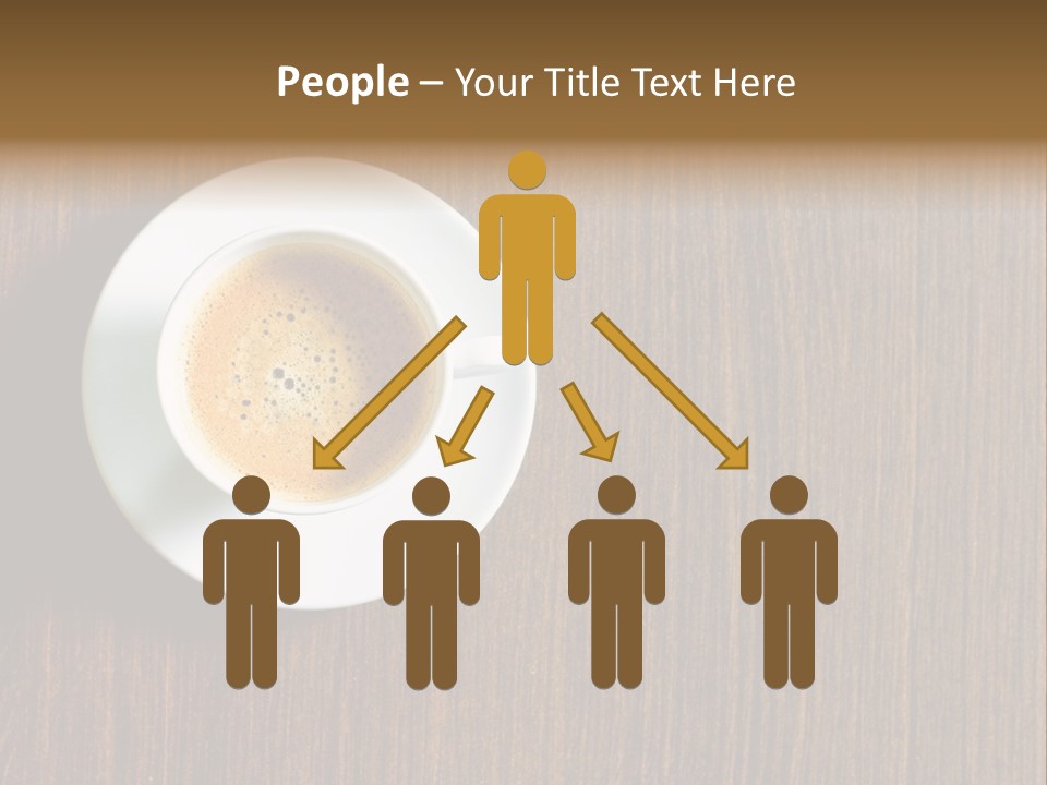 Capuccino Above Foam PowerPoint Template