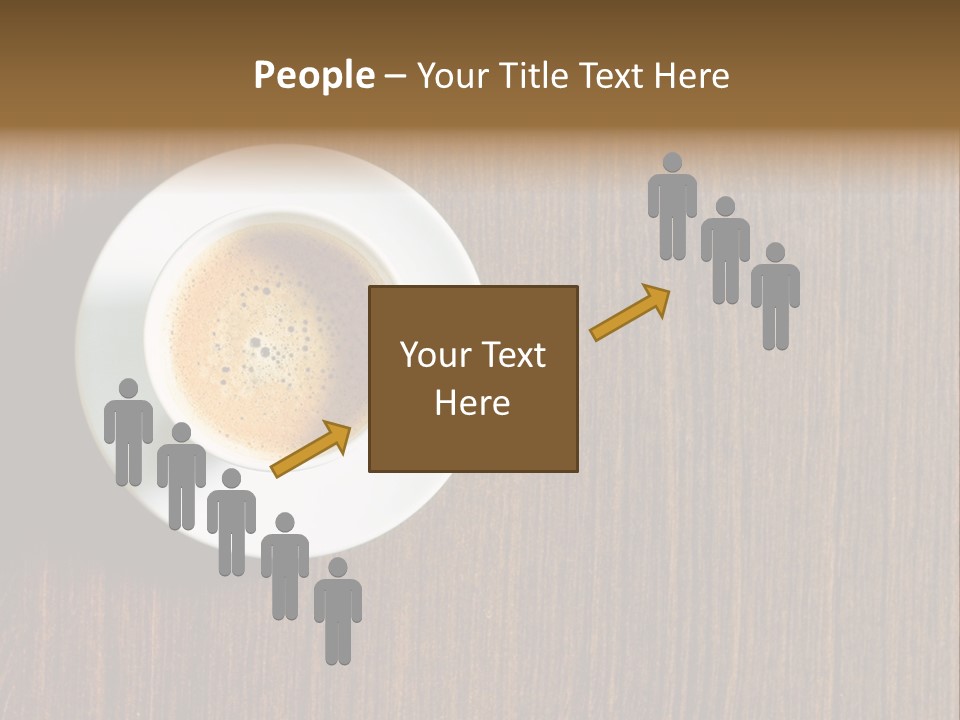 Capuccino Above Foam PowerPoint Template