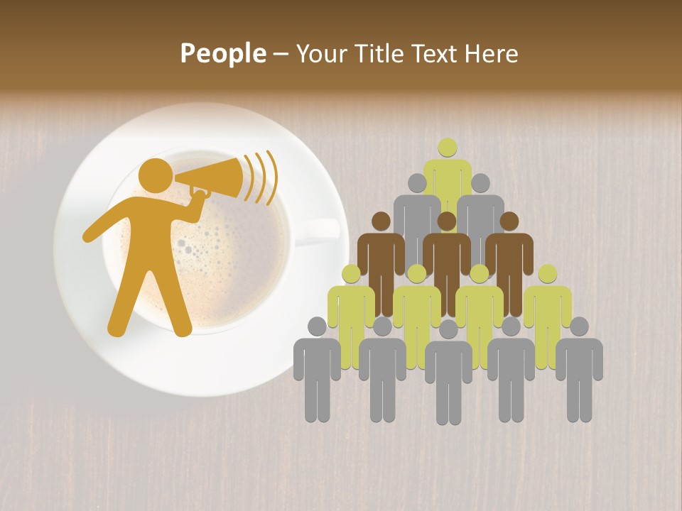 Capuccino Above Foam PowerPoint Template