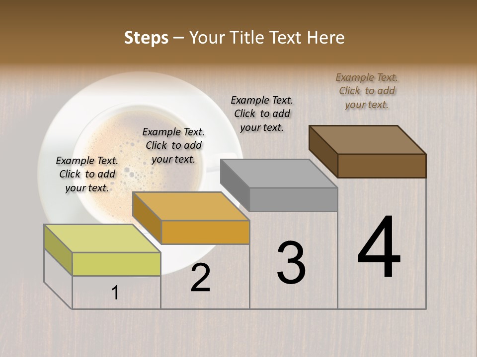 Capuccino Above Foam PowerPoint Template