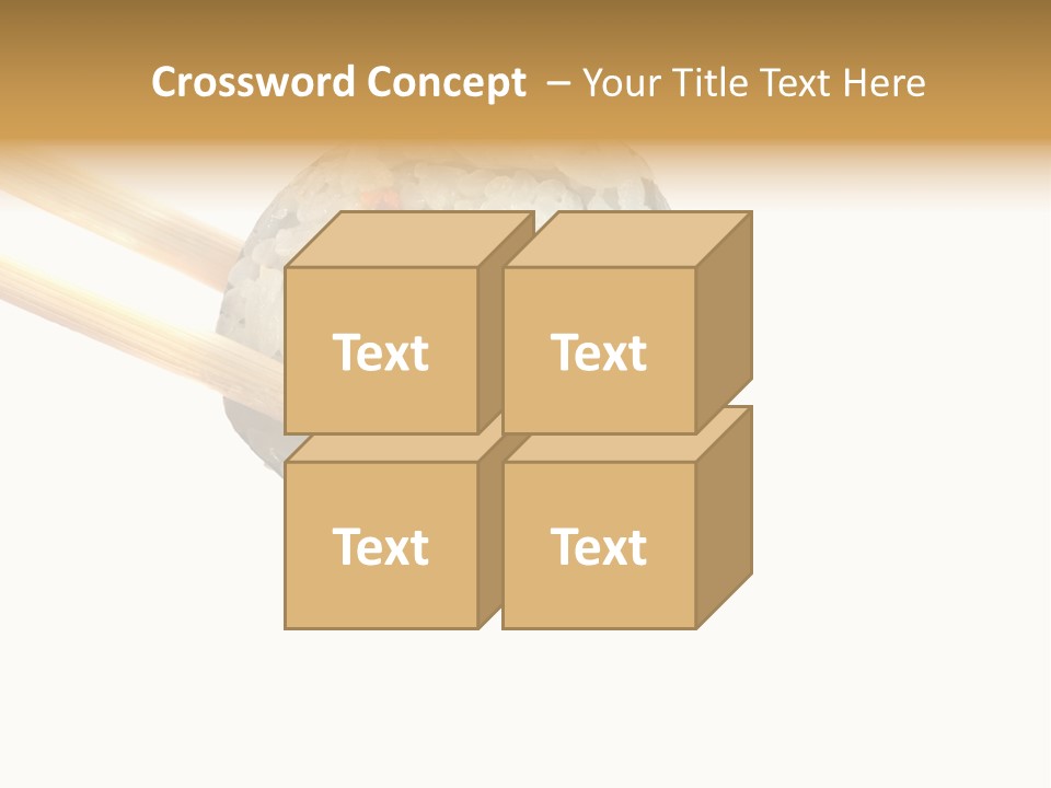 Seafood Asian Crusted PowerPoint Template