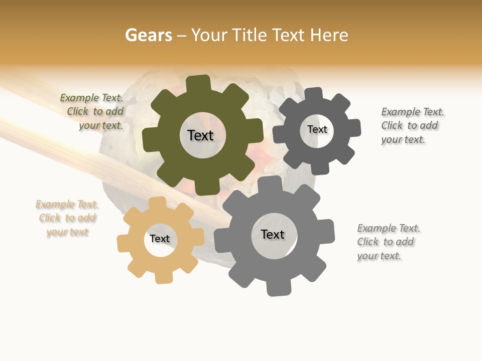 Seafood Asian Crusted PowerPoint Template