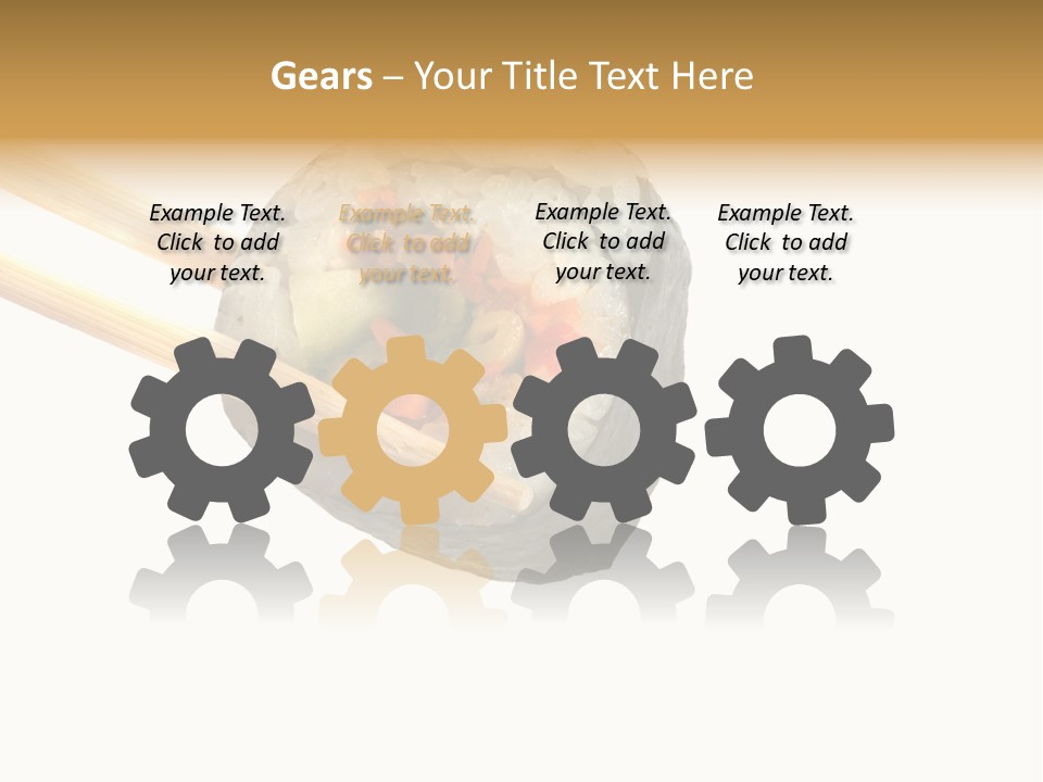 Seafood Asian Crusted PowerPoint Template