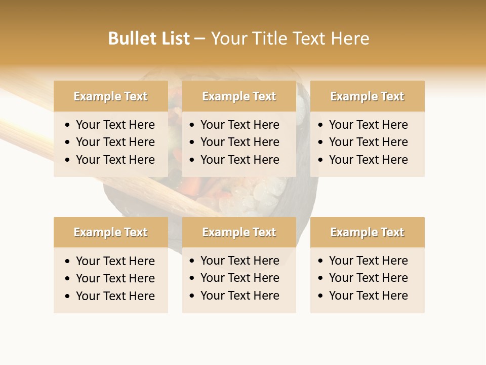 Seafood Asian Crusted PowerPoint Template