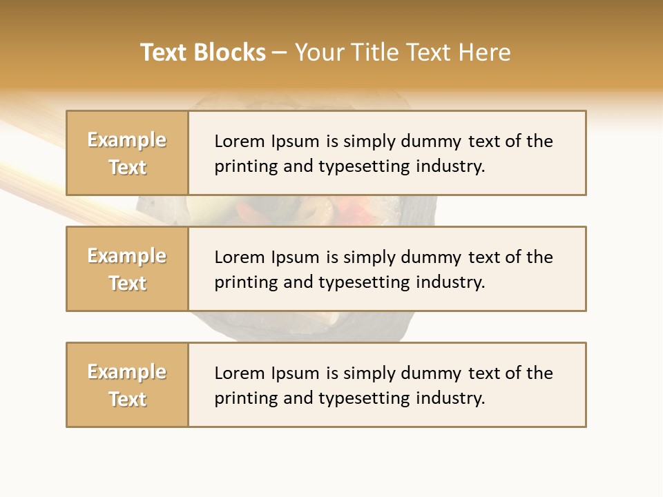 Seafood Asian Crusted PowerPoint Template