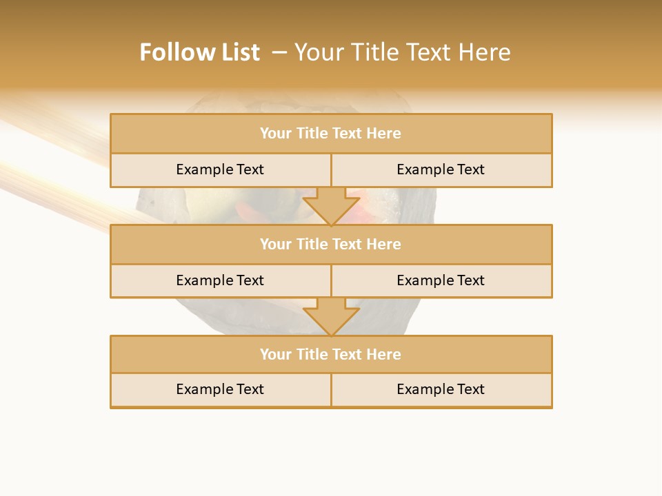 Seafood Asian Crusted PowerPoint Template