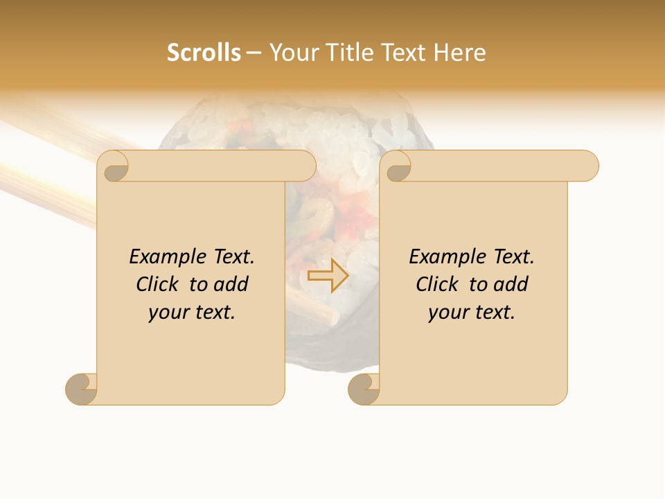 Seafood Asian Crusted PowerPoint Template