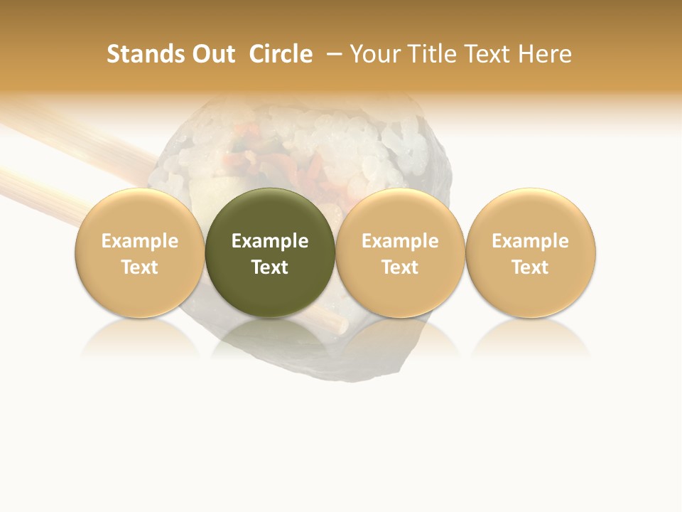 Seafood Asian Crusted PowerPoint Template