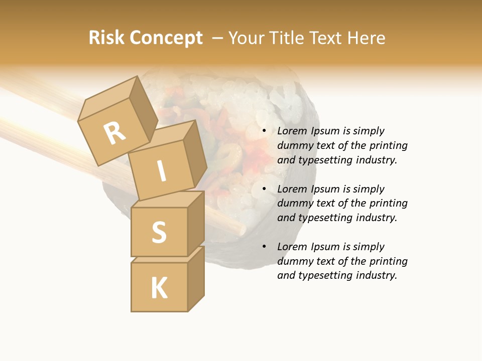 Seafood Asian Crusted PowerPoint Template