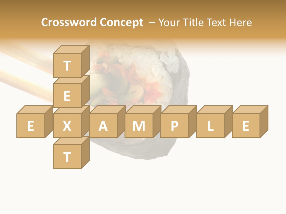 Seafood Asian Crusted PowerPoint Template