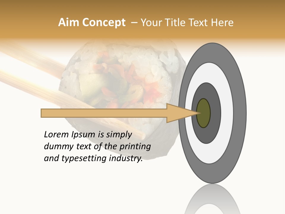 Seafood Asian Crusted PowerPoint Template