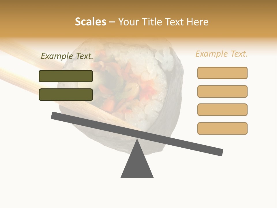 Seafood Asian Crusted PowerPoint Template