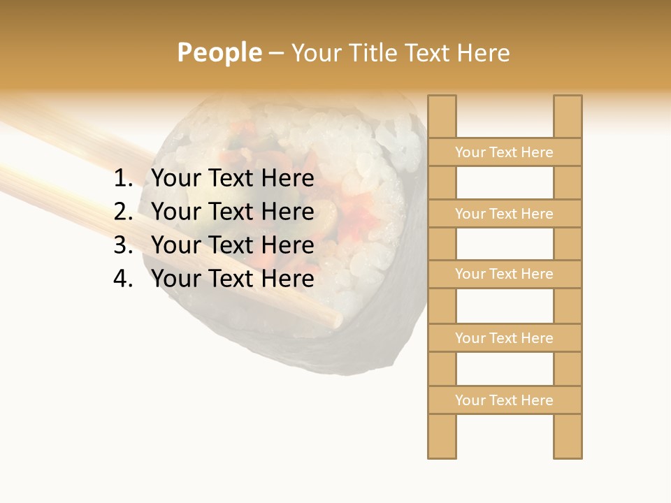Seafood Asian Crusted PowerPoint Template