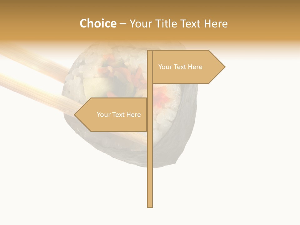 Seafood Asian Crusted PowerPoint Template