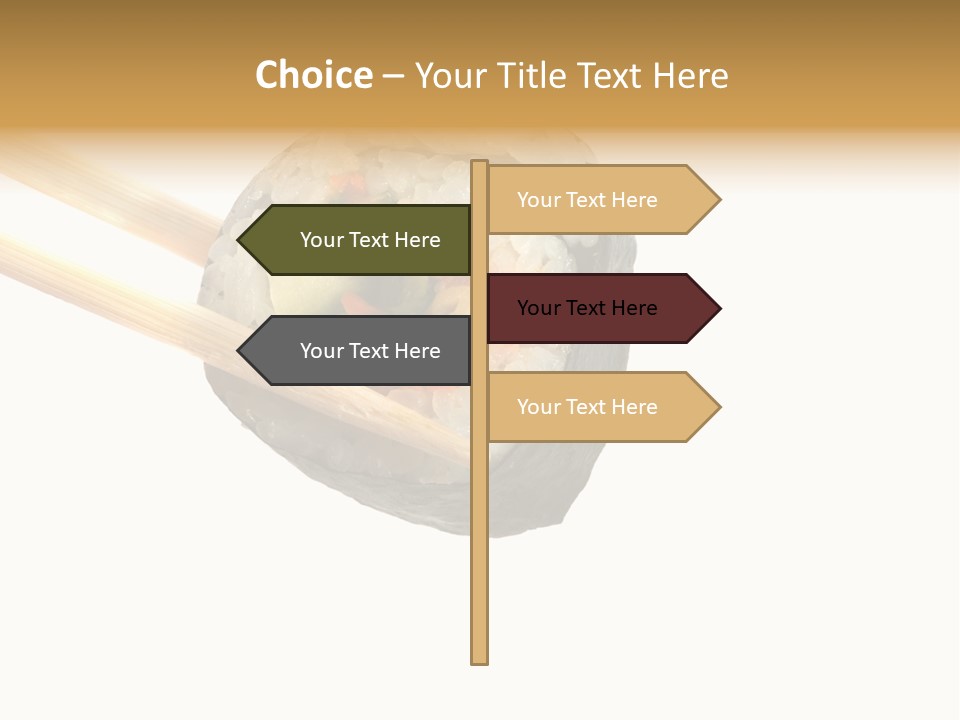 Seafood Asian Crusted PowerPoint Template