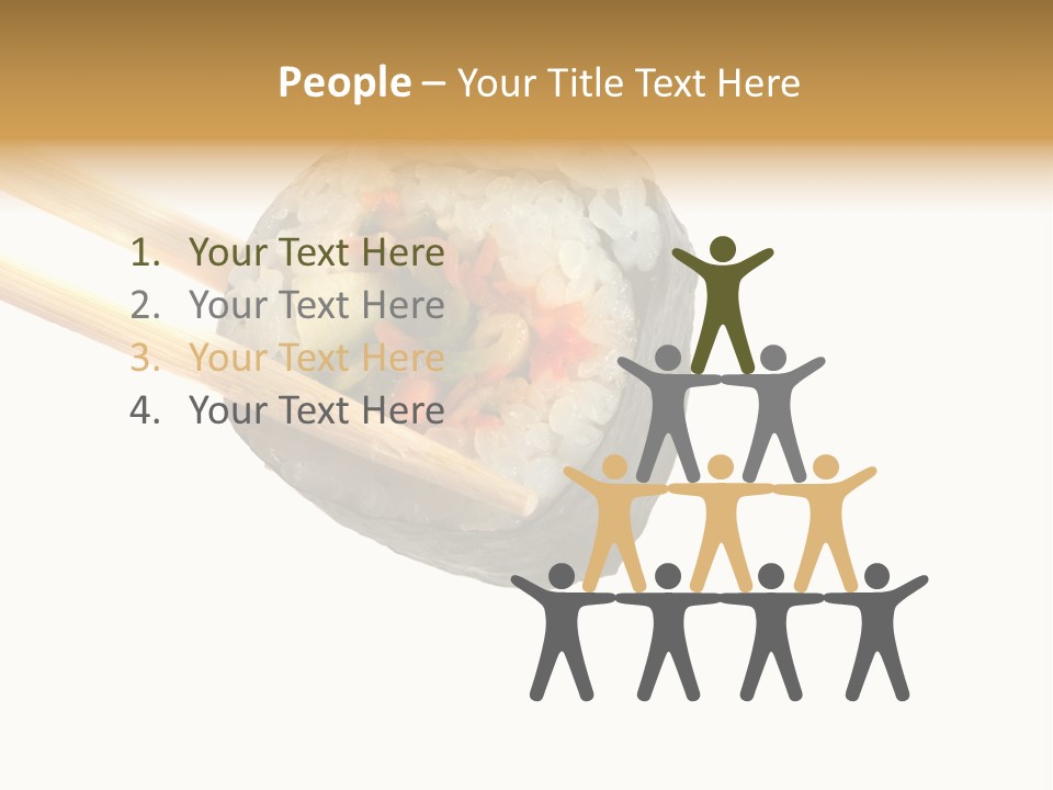 Seafood Asian Crusted PowerPoint Template