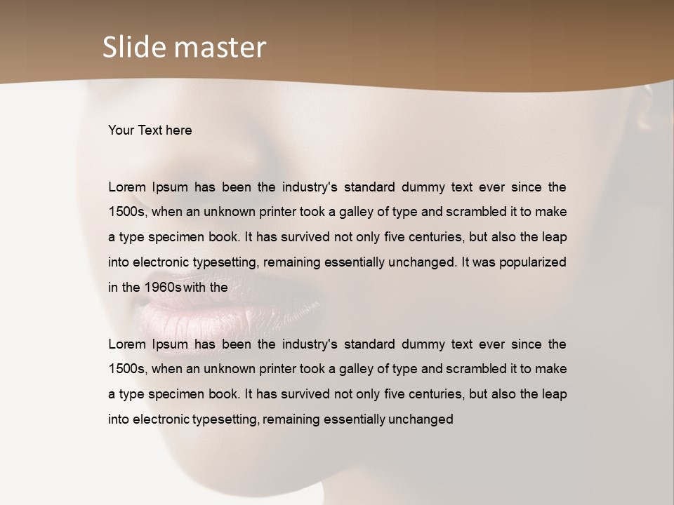 Model Studio American PowerPoint Template