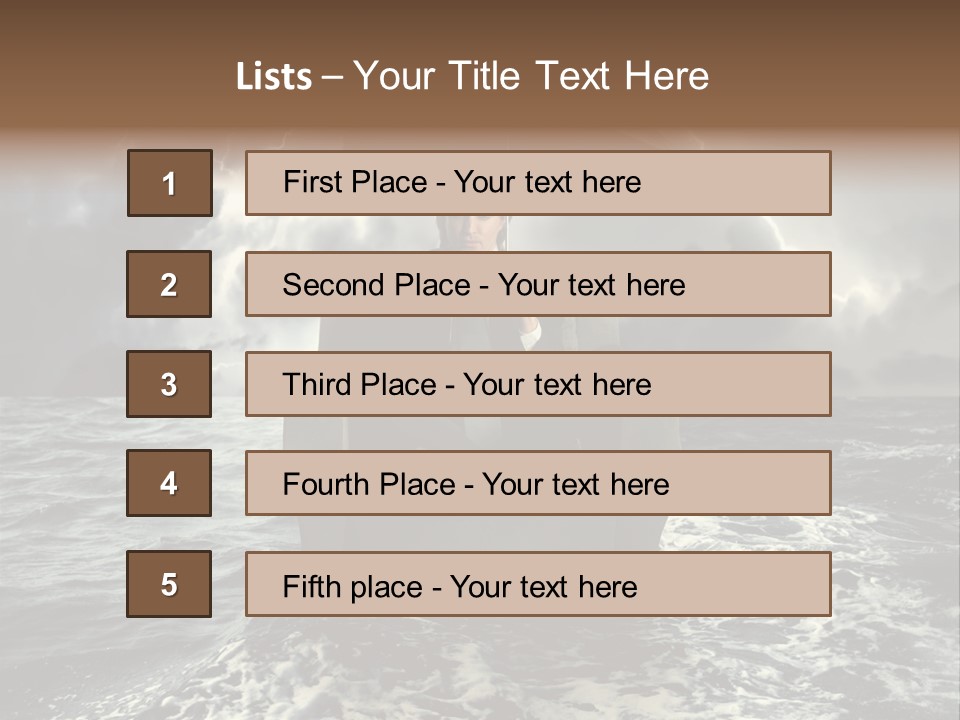 Poverty Crisis Panic PowerPoint Template