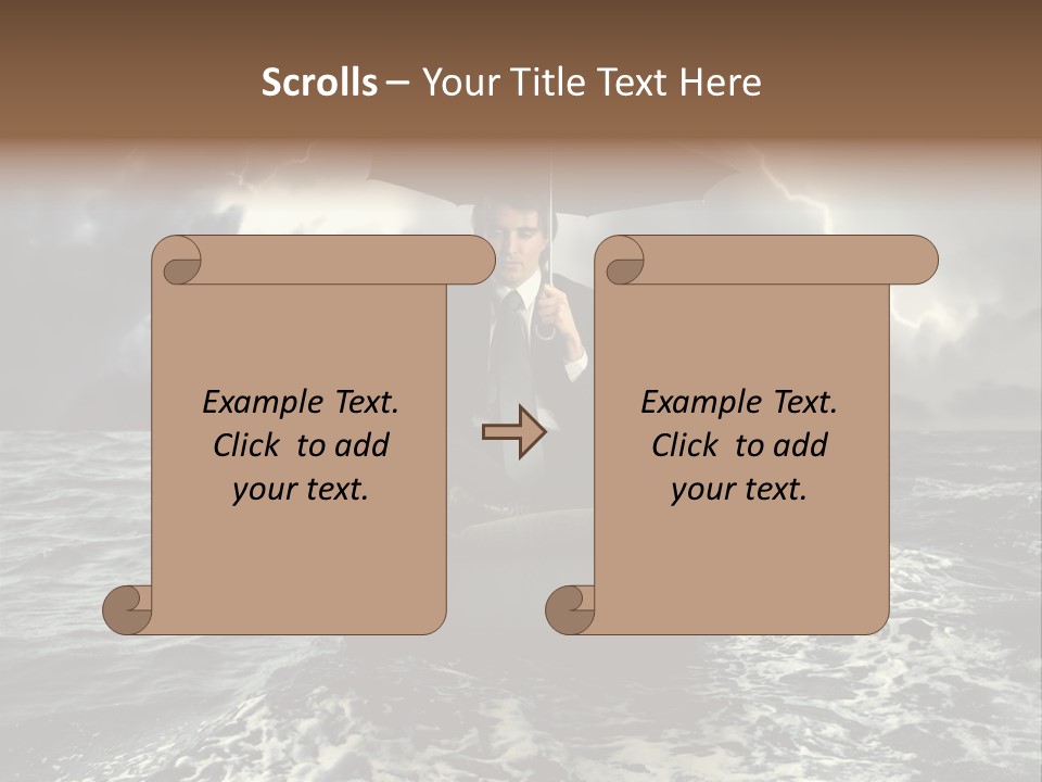 Poverty Crisis Panic PowerPoint Template