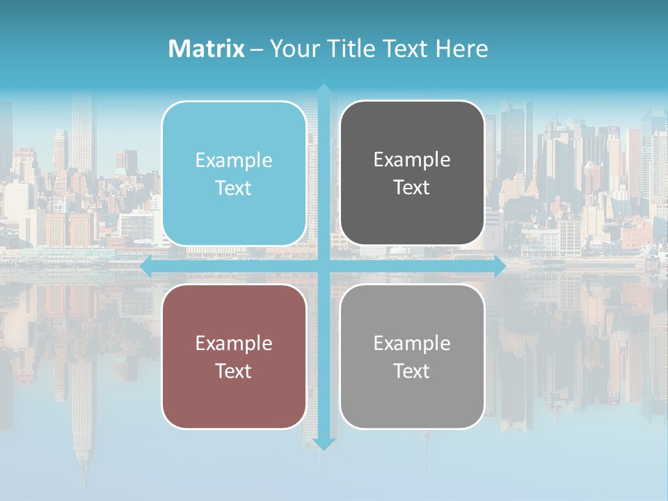 City Highrise Downtown PowerPoint Template