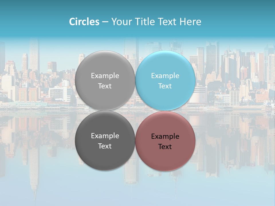 City Highrise Downtown PowerPoint Template