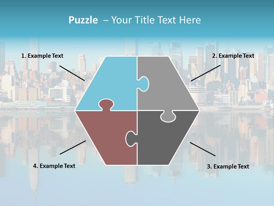 City Highrise Downtown PowerPoint Template