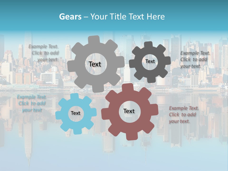 City Highrise Downtown PowerPoint Template