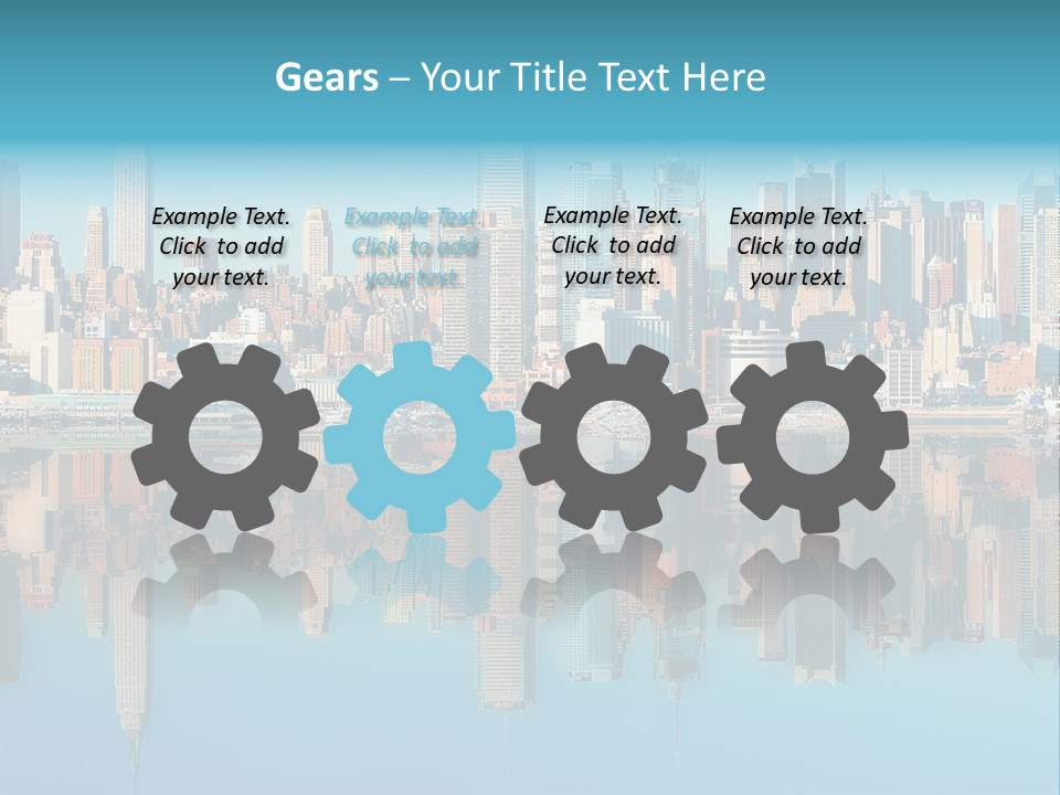 City Highrise Downtown PowerPoint Template