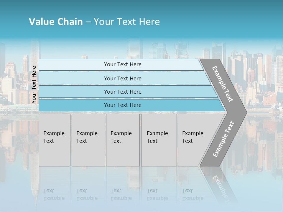 City Highrise Downtown PowerPoint Template