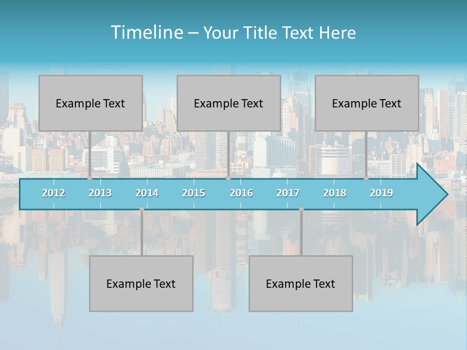 City Highrise Downtown PowerPoint Template