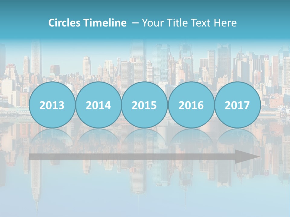 City Highrise Downtown PowerPoint Template