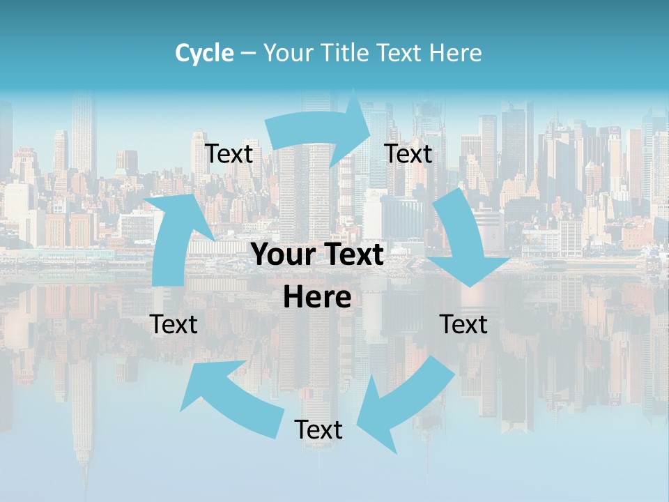 City Highrise Downtown PowerPoint Template