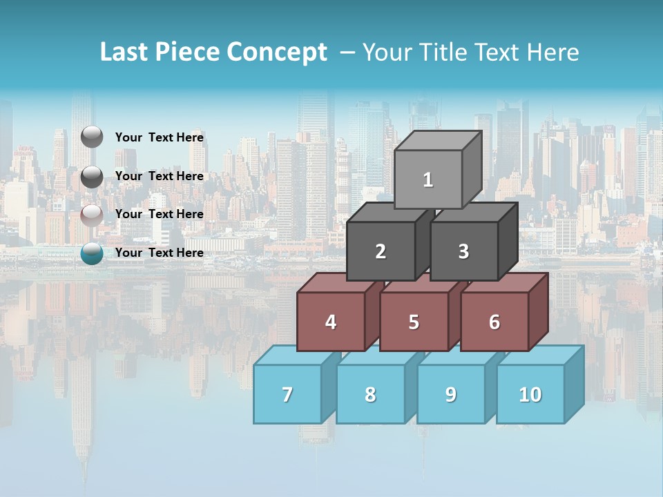 City Highrise Downtown PowerPoint Template